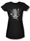 Twilight Zone Juniors T-Shirt - Monologue Black