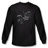 Twilight Zone Shirt Faces Long Sleeve Black Sweatshirt