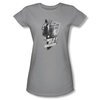 Twilight Zone Shirt Juniors Fifth Dimension Silver T-Shirt