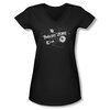 Twilight Zone Shirt Juniors V Neck E=MC2 Black T-Shirt