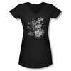 Twilight Zone Shirt Juniors V Neck On The Wing Black T-Shirt