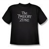 Twilight Zone Shirt Kids Logo Black T-Shirt