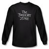 Twilight Zone Shirt Logo Long Sleeve  Black Sweatshirt