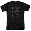 Twin Peaks Shirt Coffee Log Fish Black T-Shirt