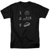 Twin Peaks Shirt Pie Log Donut Black T-Shirt