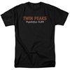 Twin Peaks Shirt Population 2 Black T-Shirt