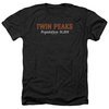 Twin Peaks Shirt Population 2 Heather Black T-Shirt