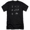 Twin Peaks Slim Fit Shirt Coffee Log Fish Black T-Shirt