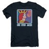 Twin Peaks Slim Fit Shirt One Eyed Jacks Navy Blue T-Shirt