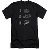 Twin Peaks Slim Fit Shirt Pie Log Donut Black T-Shirt