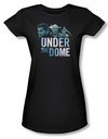 Under The Dome Shirt Juniors Character Art Black Tee T-Shirt