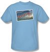 Under The Dome Shirt Postcard Adult Blue Tee T-Shirt