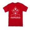 Underdog Shirt Outline Under Adult Red Tee T-Shirt