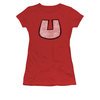 Underdog Shirt U Crest Juniors Red Tee T-Shirt