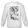 Up In Smoke Shirt Square Long Sleeve White Tee T-Shirt