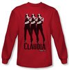 Warehouse 13 Shirt Claudia Long Sleeve Red Tee T-Shirt