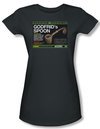 Warehouse 13 Shirt Juniors Godfrid Spoon Charcoal Tee T-Shirt