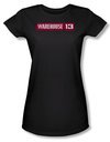 Warehouse 13 Shirt Juniors Logo Black Tee T-Shirt