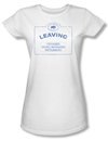 Warehouse 13 Shirt Juniors Now Leaving Univille White Tee T-Shirt