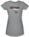 Warehouse 13 Shirt Juniors Original Smartphone Silver Tee T-Shirt