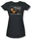 Warehouse 13 Shirt Juniors Rheticus Compass Charcoal Tee T-Shirt