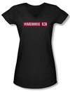 Warehouse 13 Shirt Juniors V Neck Logo Black Tee Shirt