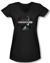 Warehouse 13 Shirt Juniors V Neck The Unknown Black Tee Shirt