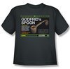 Warehouse 13 Shirt Kids Godfrid Spoon Charcoal Youth Tee T-Shirt