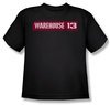 Warehouse 13 Shirt Kids Logo Black Youth Tee T-Shirt