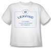 Warehouse 13 Shirt Kids Now Leaving Univille White Youth Tee T-Shirt