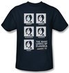 Warehouse 13 Shirt Many Looks Adult Navy Blue Tee T-Shirt