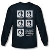 Warehouse 13 Shirt Many Looks Long Sleeve Navy Blue Tee T-Shirt