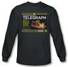 Warehouse 13 Shirt Telegraph Island Long Sleeve Charcoal Tee T-Shirt