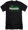 WarGames  Slim Fit Shirt Game Board Black T-Shirt