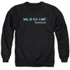 WarGames  Sweatshirt Shall We Play A Game? Adult Black Sweat Shirt