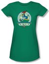 Woody Woodpecker Junior Shirt Classic Golf Kelly Green Tee T-Shirt