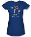 Woody Woodpecker Junior Shirt Hashing Woody Royal Tee T-Shirt