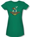 Woody Woodpecker Junior Shirt Pajaro Loco Kelly Green Tee T-Shirt