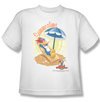 Woody Woodpecker Kids Shirt Summertime White Tee T-Shirt