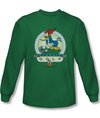 Woody Woodpecker Shirt Classic Golf Kelly Green Long Sleeve T-Shirt