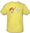 Woody Woodpecker Shirt Famous Laugh Adult Yellow Tee T-Shirt