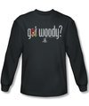 Woody Woodpecker Shirt Got Woody Charcoal Long Sleeve Tee T-Shirt