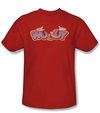 Woody Woodpecker Shirt Sketchy Bird Adult Red Tee T-Shirt