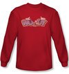 Woody Woodpecker Shirt Sketchy Bird Red Long Sleeve Tee T-Shirt