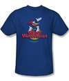 Woody Woodpecker Shirt Woody T Adult Royal Blue Tee T-Shirt