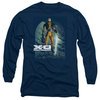 X-O Manowar Long Sleeve Shirt Decapitated Navy Tee T-Shirt