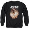 X-O Manowar Sweatshirt Lightning Sword Adult Black Sweat Shirt