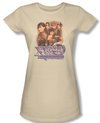 Xena: Warrior Princess Junior Shirt Collage Cream Tee T-Shirt