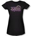 Xena: Warrior Princess Junior Shirt Logo Black Tee T-Shirt