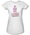 Xena: Warrior Princess Junior Shirt Stand White Tee T-Shirt